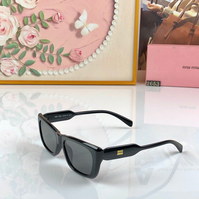 MIUMIU 26S RECTANGULAR FRAME IN ACETATE 408389