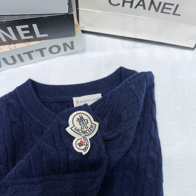MONCLER 25S LONG-SLEEVE CREWNECK SWEATER 380