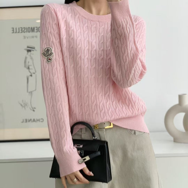 MONCLER 25S LONG-SLEEVE CREWNECK SWEATER 382