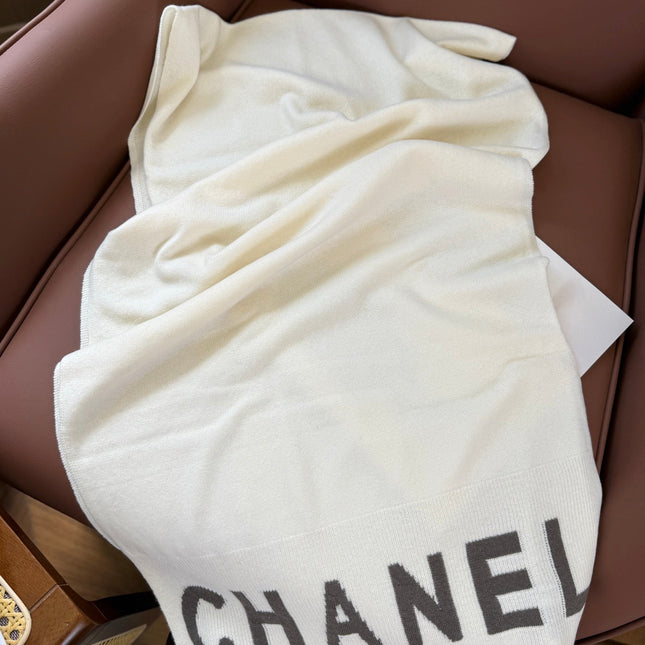 CHANEL 25S SCARF 170 CM IN CASHMERE 943081