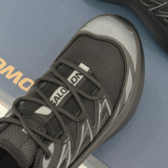 ALO 25S SALOMON XT-6 SNEAKER IN BLACK MESH FABRIC AND TPU STYLE 5