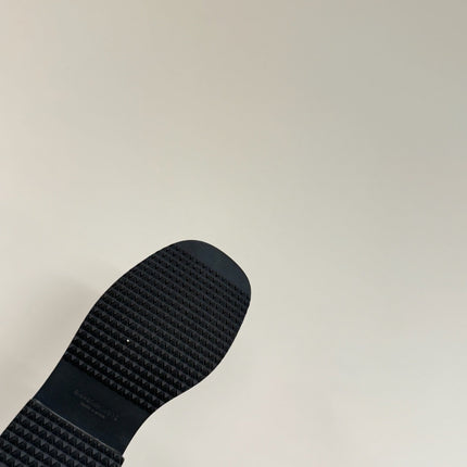 DETROIT SOCK BOOT IN BLACK CALFSKIN