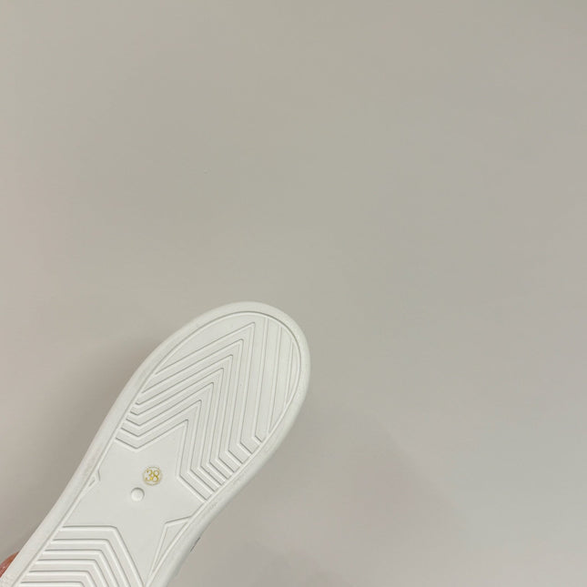 BLACK STAR SNEAKER WHITE CALFSKIN AND SUEDE CALFSKIN WITH SHEARLING LINING