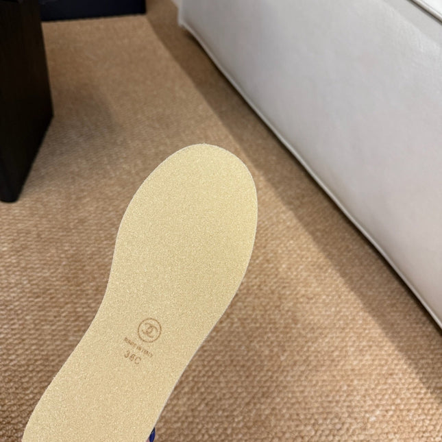 CHANEL 26S LOAFER IN TAUPE BROWN SUEDE CC LOGO