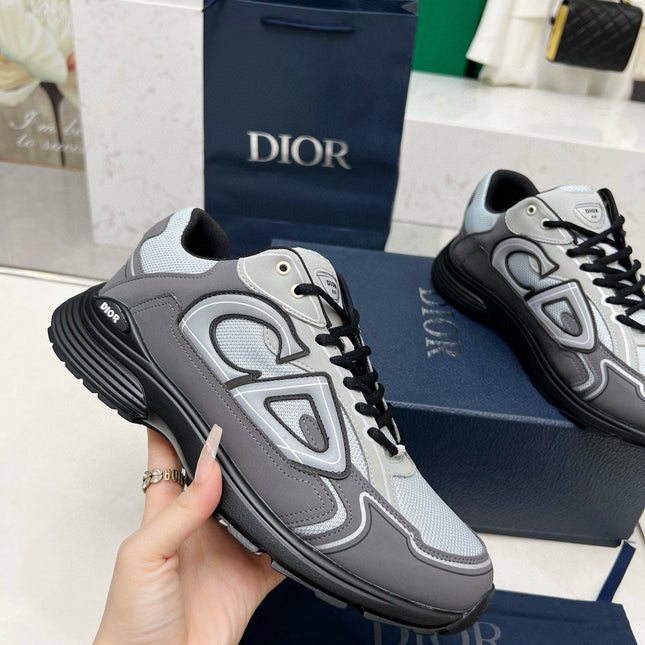 CD B30 SNEAKER ANCHOR AND GRAY MESH FABRIC