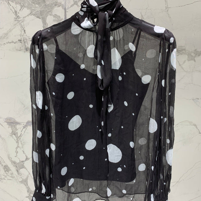 YSL 25S POLKA DOT SHIRT STYLE 212