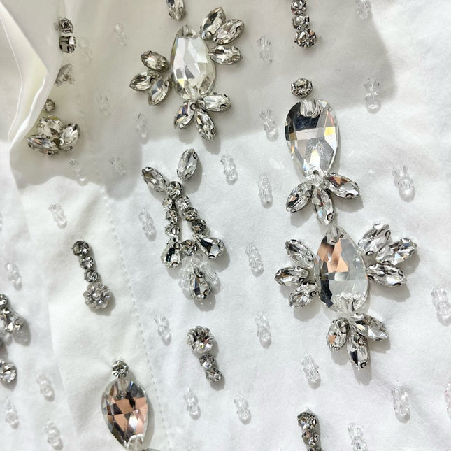 YSL 25S EMBELLISHED SHIRT STYLE 158