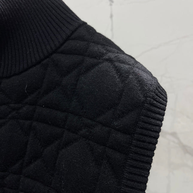 DIOR 26S DIAMOND-PATTERN KNIT VEST 946