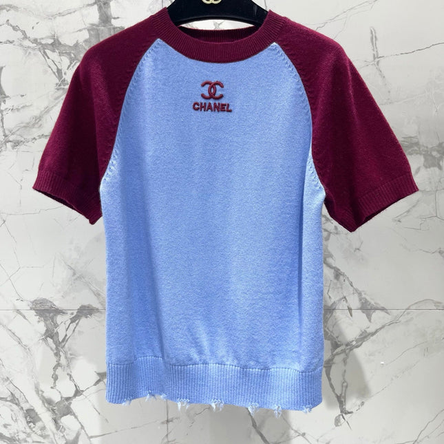 CHANEL 26S SHORT-SLEEVE KNIT TOP 958