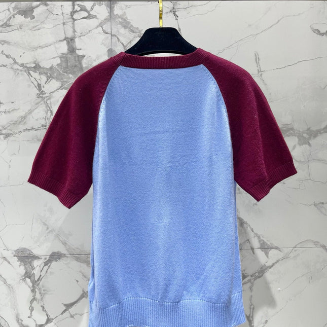 CHANEL 26S SHORT-SLEEVE KNIT TOP 958