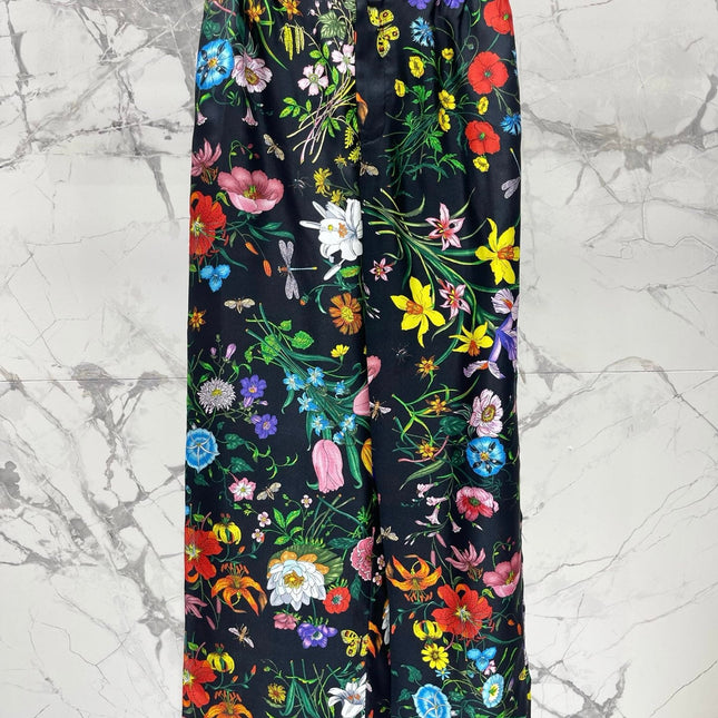 GUCCI 26S WIDE-LEG PRINTED PANTS 77