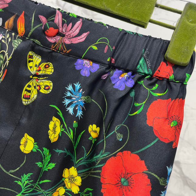 GUCCI 26S WIDE-LEG PRINTED PANTS 77