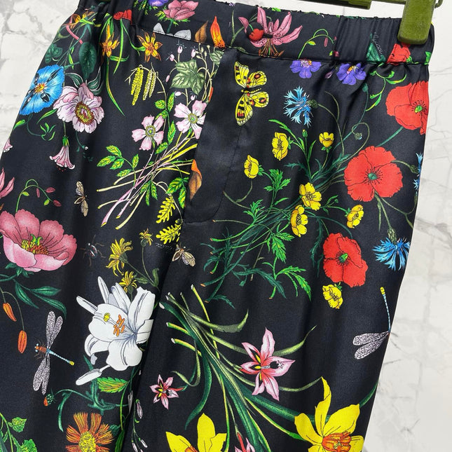 GUCCI 26S WIDE-LEG PRINTED PANTS 77