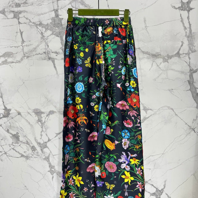 GUCCI 26S WIDE-LEG PRINTED PANTS 77