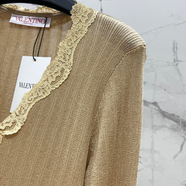 VALENTINO 26S CAMISOLE & CARDIGAN SET 158