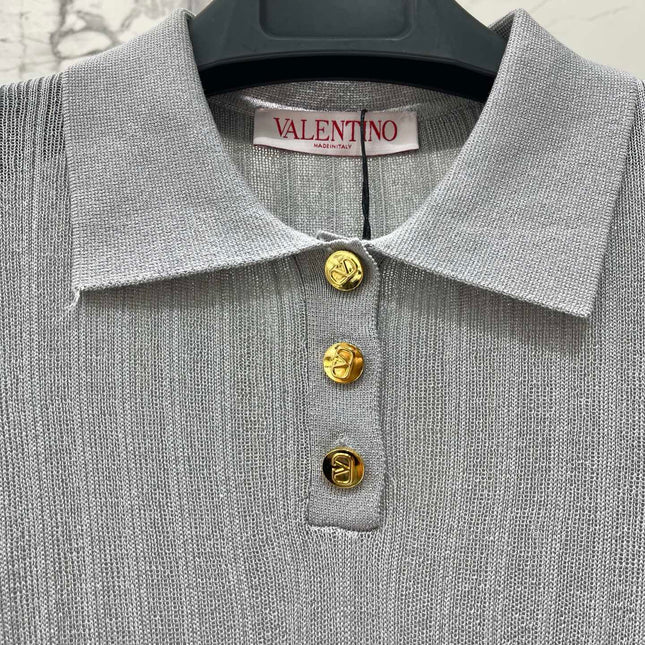VALENTINO 26S SHORT SLEEVE KNIT T-SHIRT 137