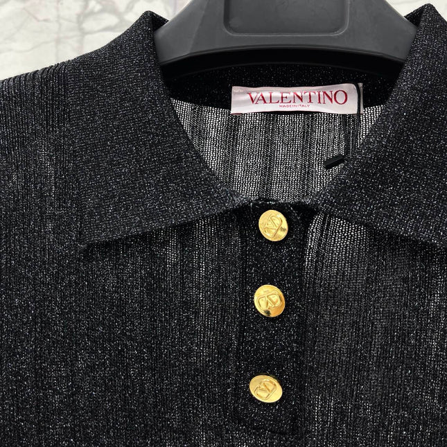 VALENTINO 26S SHORT SLEEVE KNIT T-SHIRT 136