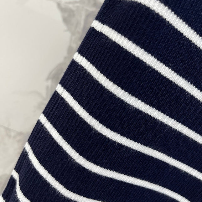 CELINE 26S STRIPED SHORT-SLEEVE POLO SHIRT 489