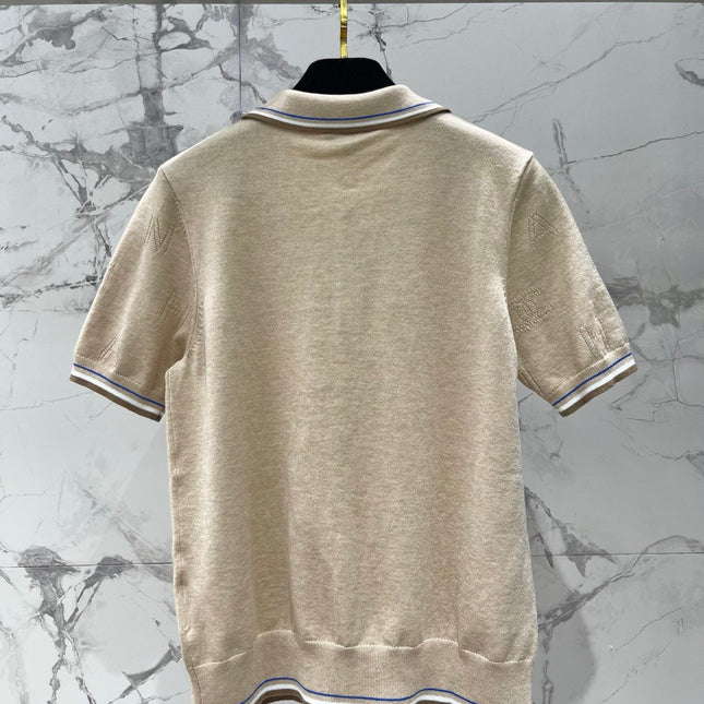 CHANEL 26S SHORT-SLEEVE KNIT POLO STYLE 1178