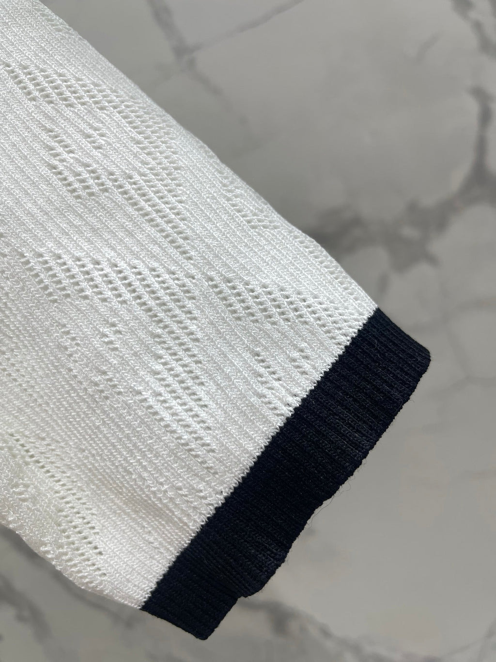 CHANEL 26S SHORT-SLEEVE KNIT POLO STYLE 1177