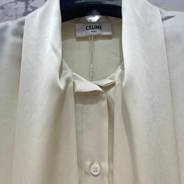 CELINE 26S BOW-TIE SHIRT 467