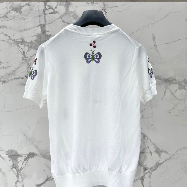 DIOR 26S SHORT-SLEEVED SWEATER 1259