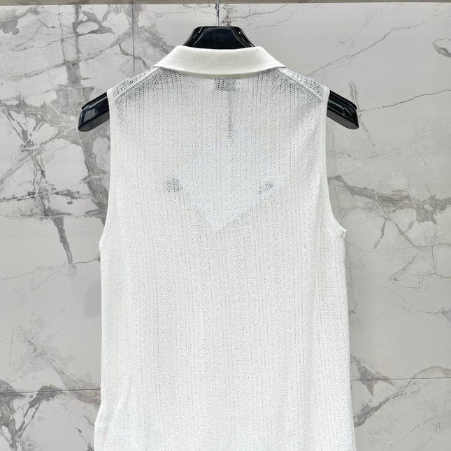 CELINE 26S KNIT POLO TANK TOP 298