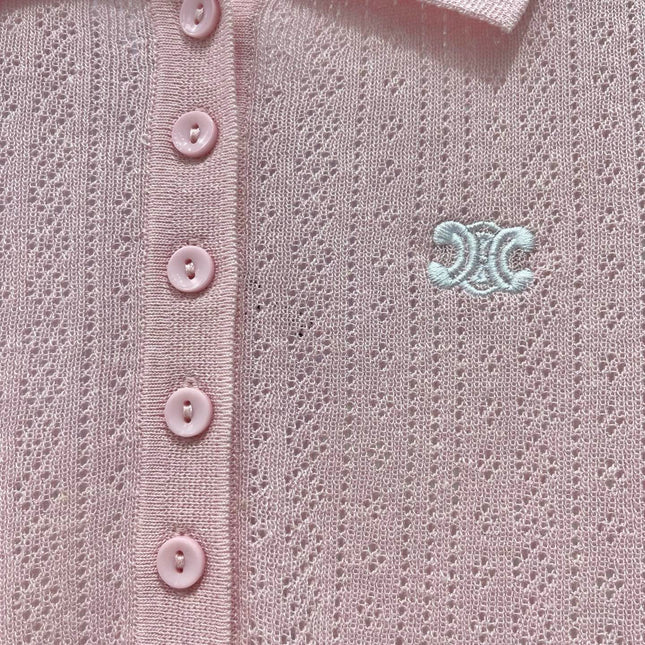 CELINE 26S SLEEVELESS POLO SHIRT 473