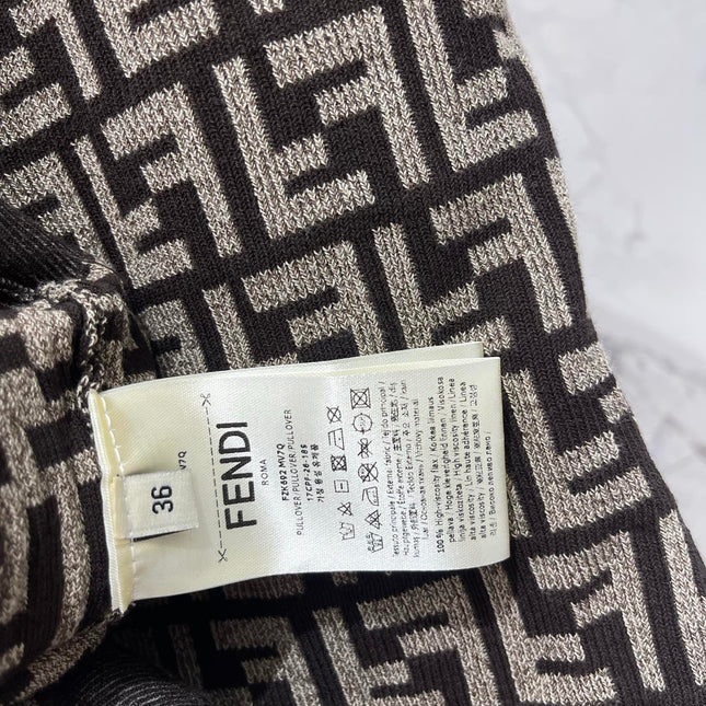 FENDI 26S SHORT-SLEEVE KNIT TOP 360