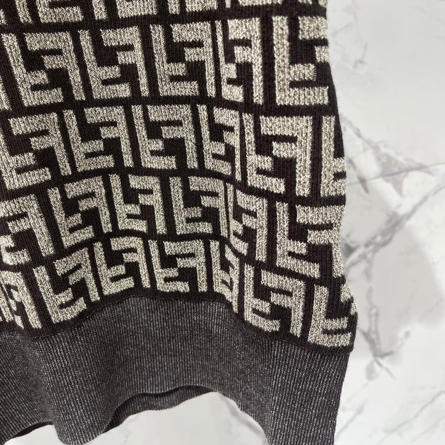 FENDI 26S SHORT-SLEEVE KNIT TOP 360