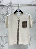 THOM 26S SHORT SLEEVE KNIT TOP STYLE 248