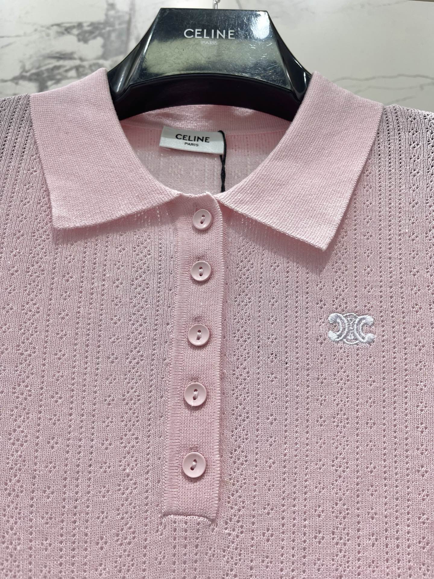 CELINE 26S KNIT POLO SHIRT 428