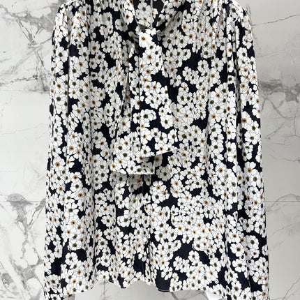 VALENTINO 26S LONG-SLEEVE PRINTED SHIRT 433