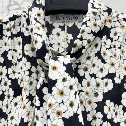 VALENTINO 26S LONG-SLEEVE PRINTED SHIRT 433