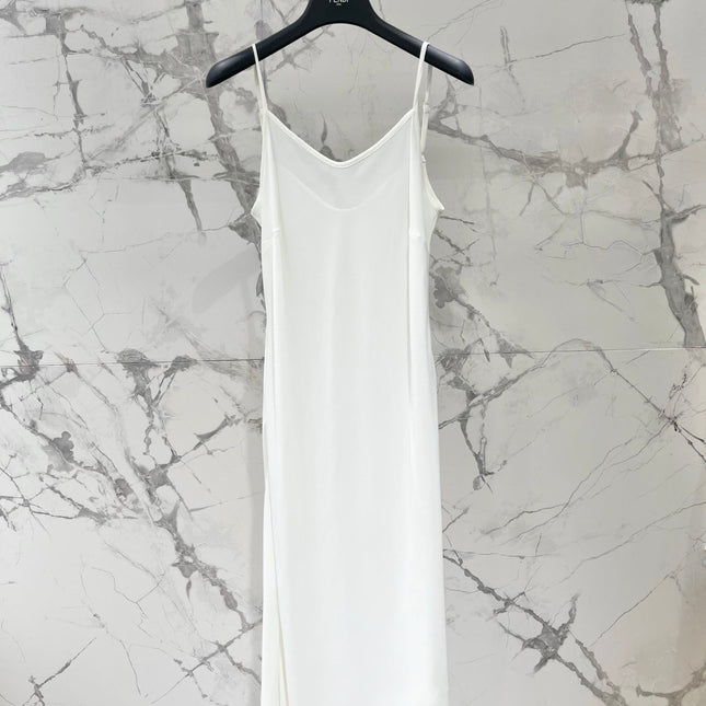 FENDI 26S STRIPED SLEEVELESS DRESS 325