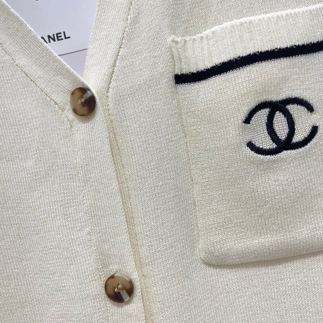 CHANEL 26S SLEEVELESS KNIT TOP 1417