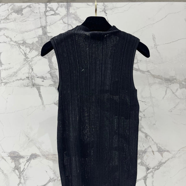 CHANEL 26S SLEEVELESS KNIT TOP 1317