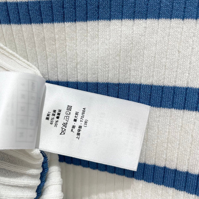 DIOR 26S SHORT-SLEEVE KNIT SWEATER 1328