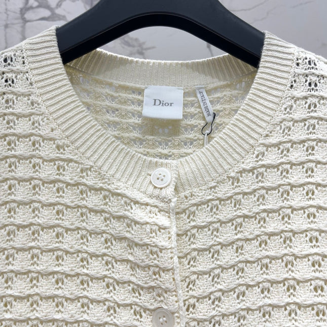 DIOR 26S KNIT CARDIGAN JACKET 1380