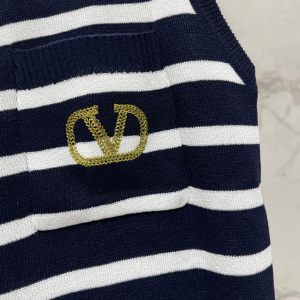VALENTINO 26S SLEEVELESS KNIT CARDIGAN 376