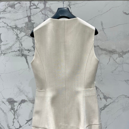 MAXMARA 26S SLEEVELESS V-NECK VEST 255