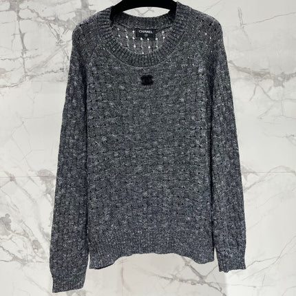 CHANEL 26S CREW NECK KNIT SWEATER 1604