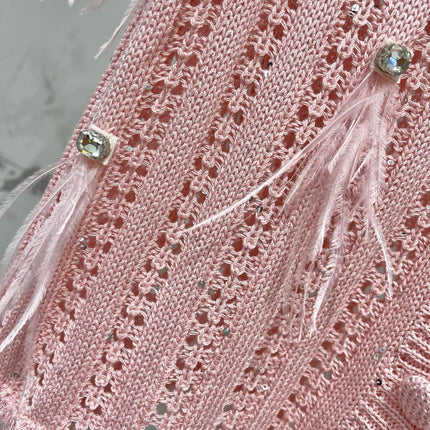 VALENTINO 26S SHORT-SLEEVE KNIT CARDIGAN 351
