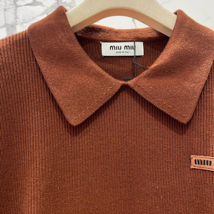 MIUMIU 26S KNIT POLO 1310