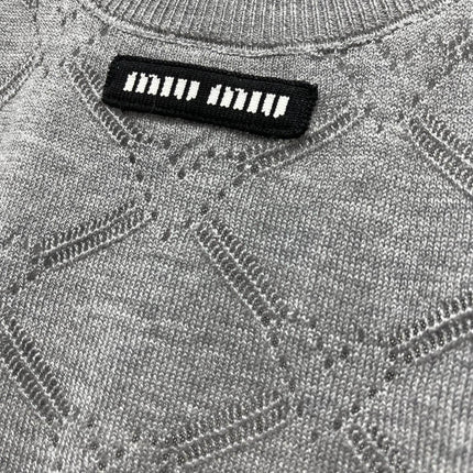 MIUMIU 26S SLEEVELESS KNIT TOP 1435