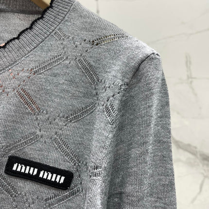MIUMIU 26S KNIT CARDIGAN 1433