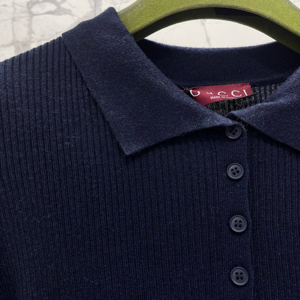 GUCCI 26S LONG-SLEEVE KNIT POLO 503