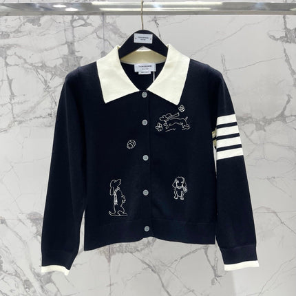 THOM 26S COLLAR CARDIGAN 387