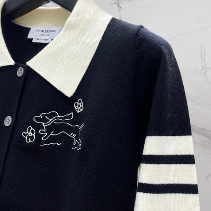 THOM 26S COLLAR CARDIGAN 387