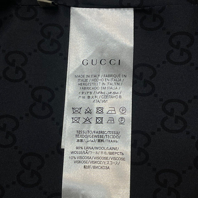 GUCCI LONG WOOL COAT STYLE 61